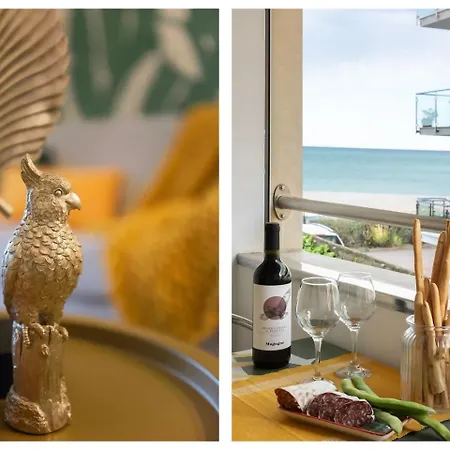 公寓 Elegante Bilocale Con Vista Mare E Parcheggio