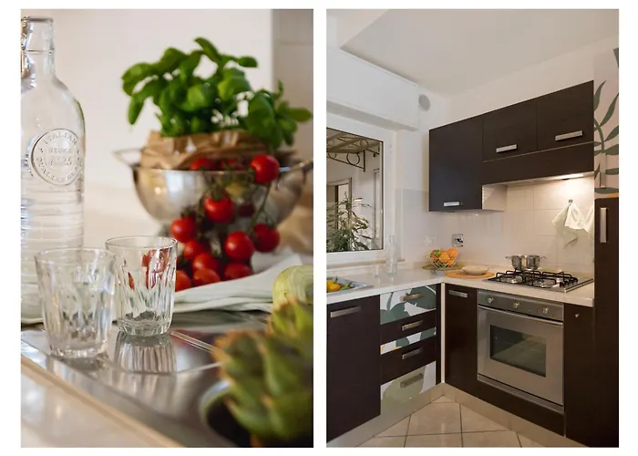 Elegante Bilocale Con Vista Mare E Parcheggio