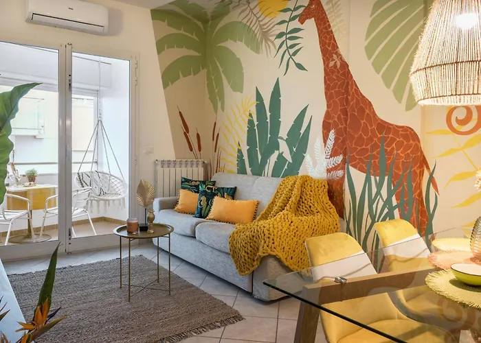 Elegante Bilocale Con Vista Mare E Parcheggio Lägenhet